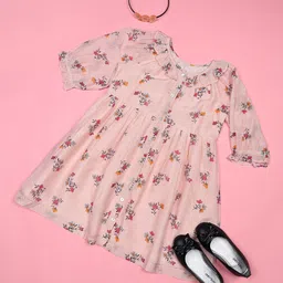Ka-mee Pink Floral Dress-picture-33
