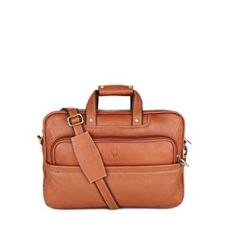 WildHorn Men Tan Leather Laptop Bag-picture-33