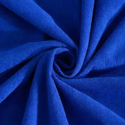 GADDA CO Navy Blue Terry Cotton Elastic Fitted Breathable Mattress Protector image 5