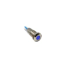 Blue 10-24V 8mm LED Metal Indicator Light image 1