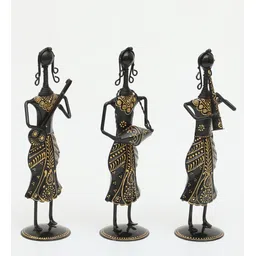 vedas Eiko Musician Dolls Set of 3 Showpiece image 4