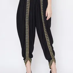 Cut Style Clothing Women's Rayon Solid Dhoti Free Size (28 Till 36) Pack of 1 Self Design Women Dhoti-image-48