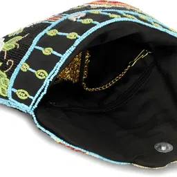 fashion overseas Party Black Clutch image 4