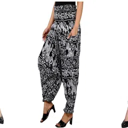 narnari Printed Rayon Women Harem Pants-picture-34