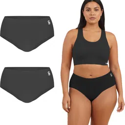 Pack of 2 Women Hipster Black Panty-image-15