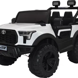 pp infinity TOYOTA 12V Electric Ride On Jeep For Kids With Remote Control, Music 1-6 Yrs Jeep Battery Operated Ride On image 3