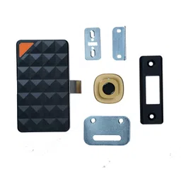 haken CLIP Digital Furniture Lock with Fingerprint & USB Backup (GOLD) Stealthlock Keyless Locking System image 3