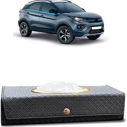 brothertwo Car Tissue Box Holder with 100 Tissue For Tata Naxon 2017 Onward Vehicle Tissue Dispenser-picture-27