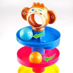 joyhub Swirling Tower Toy with Balls for Kids Age 2-5 Years Rattle image 3