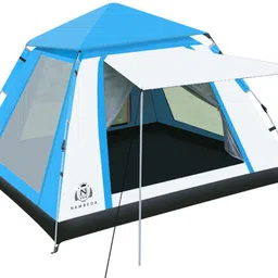 nawbeda Best Quality Auto Tent 5-6 Person dome camping tent Tent - For camping, hiking, Outdoor, Trekking, 210D Oxford Fabric, 4 Sides open Ventilation-picture-13