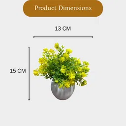 the cozevia Artificial Plant with Pot image 3