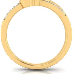 avsar Bhavya 18kt Diamond Yellow Gold ring image 5