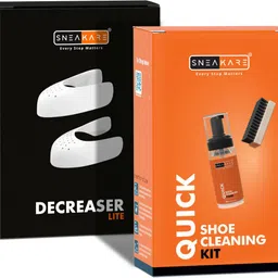 SNEAKARE Quick Shoe Cleaning Kit 150ml Foam Cleaner 1 Brush Crease Protector Sneaker Care Cleaner-picture-22