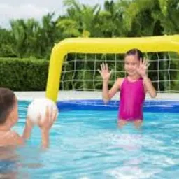 Inflatable (IND*51) Set Water Polo Game for Pool Multicolor Inflatable Hoppers & Bouncer-image-37