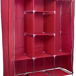 vipash Foldable Wardrobe 88130 6+2 Rack Carbon Steel Collapsible Wardrobe-picture-12