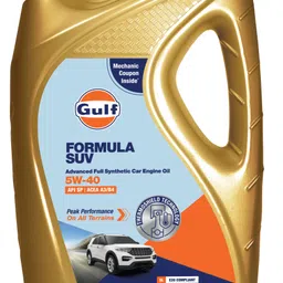 gulf FORMULA SUV 5W40 4 Wheeler Passenger Car Full-Synthetic Engine Oil-picture-16