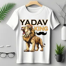 streetwear fashion Men Printed Round Neck Polyester White T-Shirt-picture-10