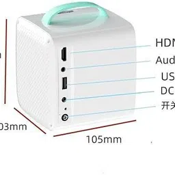 JVDN Mini Projector with Android 7.1 | 1280x600 Resolution (1000 lm) Portable Projector image 5