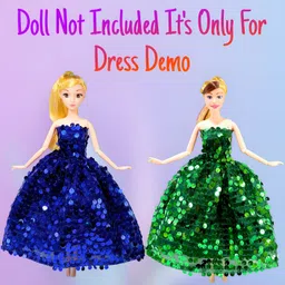 mini gifts - Handmade Clothes for Dolls, 9 New Star Design Dresses with 3 Pair Socks image 4