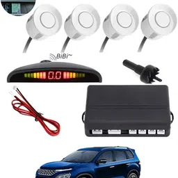maties Universal Increased Safety For Passengers White Sensor Parking Sensor 232 4 Reverse White Sensor With Led Display ,Buzzer For SafariTata2021 Parking Sensor-picture-21