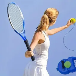 pheonix Adjustable Hand Gripper with Solo Tennis Trainer Rebound Ball Tennis Kit image 2