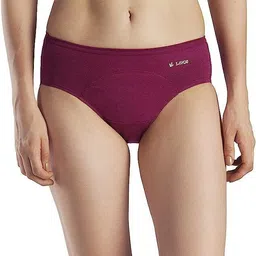 lavos Period Panty for Women Leak Proof, Reusable Bamboo Cotton Panties for Low Flow Women Periods Purple Panty-picture-19