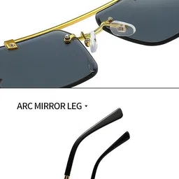 netwiz UV Protection, Polarized Retro Square Sunglasses (Free Size) image 4