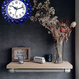 mateswari ventures Analog 26 cm X 26 cm Wall Clock image 2