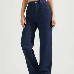 perfect outlet Women Regular High Rise Blue Jeans-picture-47