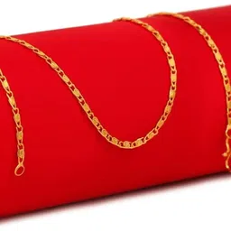 navyanisan Buy 1 get 3 FREE LONG SIZE 36 INCH Crystal Gold-plated Plated Sterling Silver Chain image 3