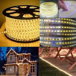 astern 120 LEDs 3 m Yellow Steady Strip Rice Lights image 2