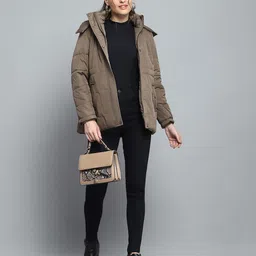 monte carlo Women Self Design Casual Jacket image 5