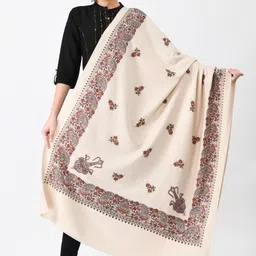 GLOWIC Wool Embroidered Women Shawl image 3