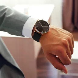 BLACK LOVIES 20mm Magnetic Milanese Loop belt Smart Watch Strap image 5