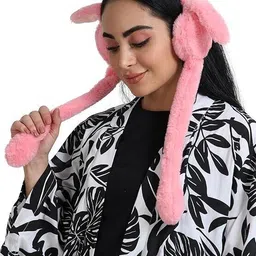 arjshub Fur Headphones for kids Bunny Rabbit cap Ear Muff-picture-31
