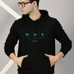 leon Men Full Sleeve Printed Hooded Sweatshirt image 4