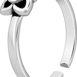 giva 925 Silver Ramaya Toe Rings Sterling Silver Zircon Rhodium Plated Toe Ring image 5