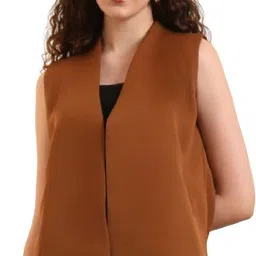 brinns Solid Women Waistcoat-picture-19
