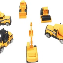 sopali New_Truck team die cast metal toy for kids scale 1:64 set of 6-picture-23