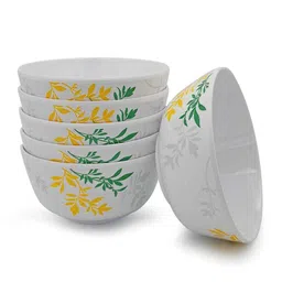 superware Katori Set - Country Leaf (3.5") , Stain Free, Glazed Finish, Pure Melamine ,6 Nos. image 5