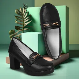 commander Casual and Trendy Heel Loafers for Women Corporate Casuals For Women image 3