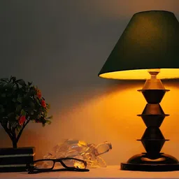 candela NEW2025_Conical Shade Table Lamp (Green) Table Lamp image 2