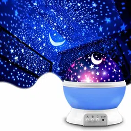Hive 360 Degree Rotating Star Moon Night Light Lamp, with USB Cable [Pack of 1] Smart Bulb-picture-19