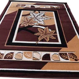 r carpets Brown, Beige, Black Silk Carpet image 2