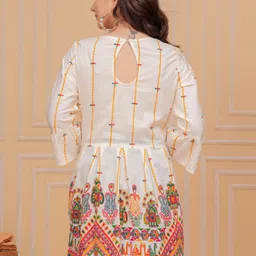 new rjp craft Women Printed Pure Cotton Anarkali Kurta image 2