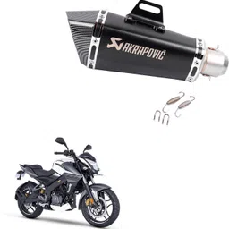 vagary Hexa Cut Akrapovic Exhaust With DB Killer Silencer for Bajaj Pulsar NS 200 Bajaj Pulsar 200NS Full Exhaust System-picture-27