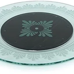 shiyon Revolving Tray Lazy Susan for Dining Table Powder Coated Trivet-picture-23