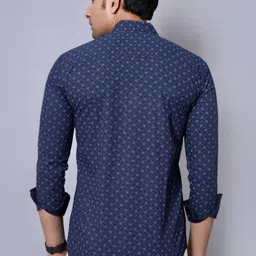 stivers Men Regular Fit Solid Spread Collar Casual Shirt image 3