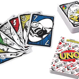 woyr Premium Quality UNO Minion Paper Playing Cards| 112 UNO Playing Card Game image 3