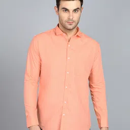 mildin Men Slim Fit Solid Spread Collar Casual Shirt image 2